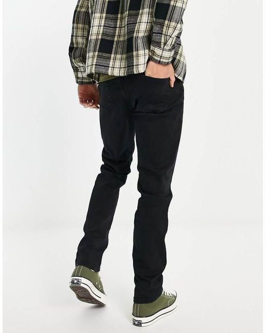 Only & Sons Black Weft Regular Fit Jeans for men