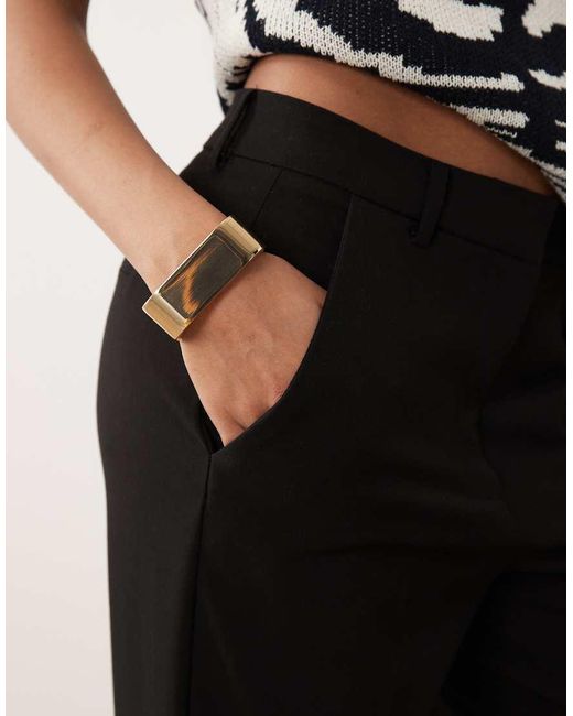 ASOS Black Tailored Snatch Flare Pants