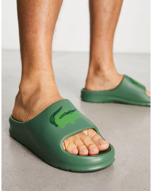 Lacoste Green Serve 2.0 Evo Sliders for men