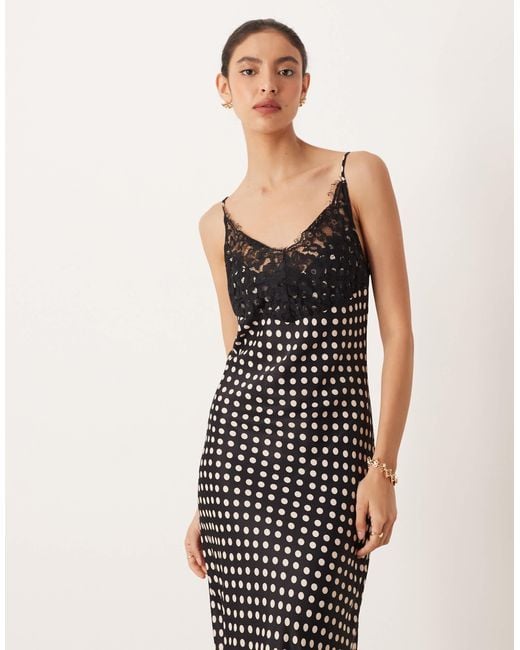ASOS Natural – maxikleid aus satin