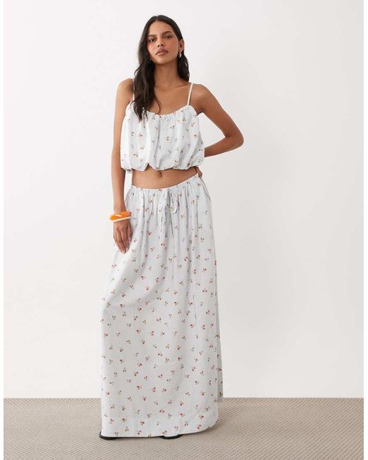 ASOS White Bubble Cami Top