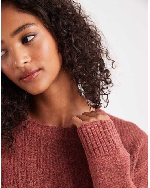 Cotton On Red Luxe Crew Sweater