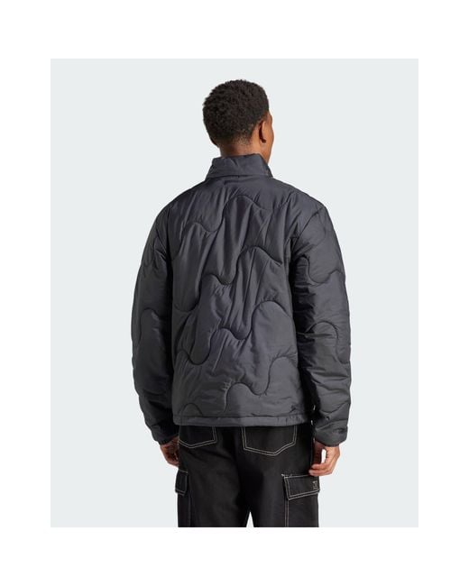 Adidas Originals Black Nuganic Light Insulation Jacket for men