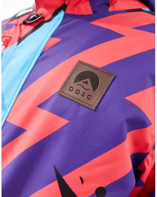 OOSC Red Fresh Prince Ski Suit for men