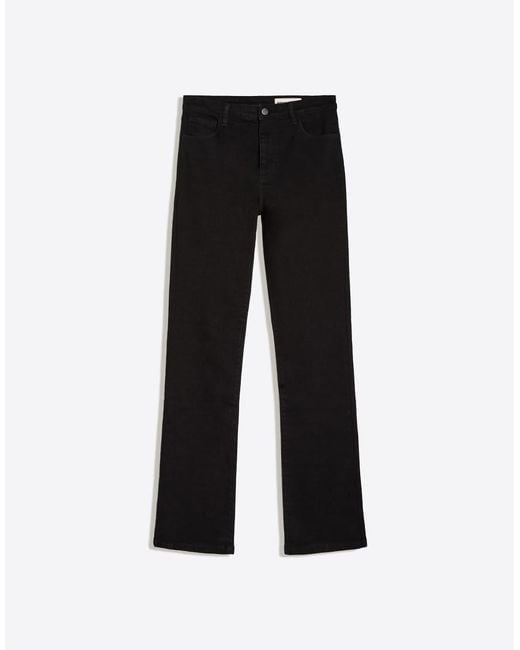 Bershka Black Flared Jeans