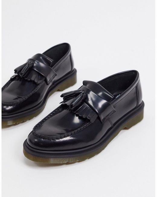 Adrian - mocassini neri con nappine da Uomo di Dr. Martens in Nero | Lyst