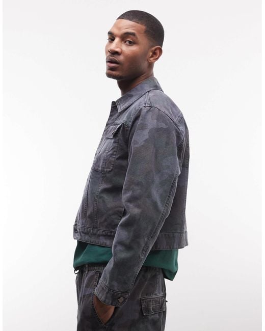 Weekday Black Trucker Jacket for men