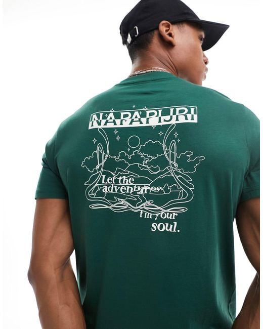 Napapijri Green Makani T-shirt
