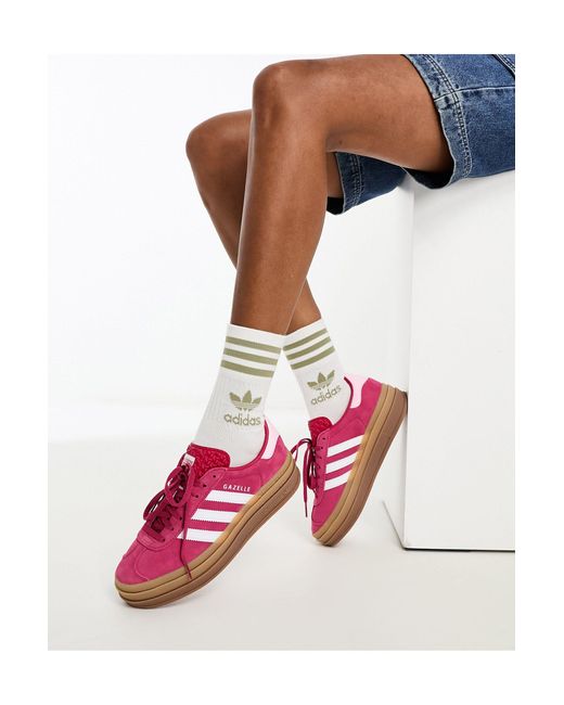 Adidas Originals Pink – gazelle bold – sneaker