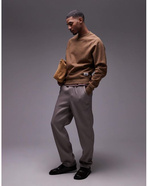 Mango – sweatshirt in Gray für Herren