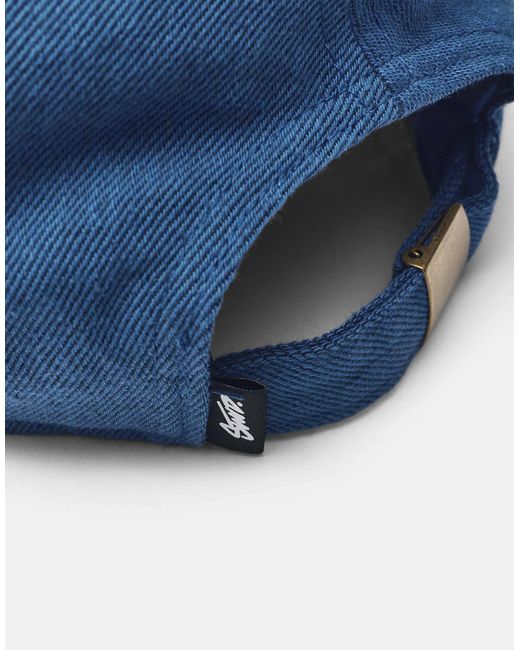 Pull&Bear Bestickte cap in Blue für Herren
