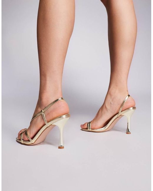 SIMMI Pink Simmi London Yeta Strappy Heeled Sandals