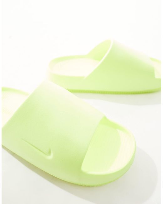 Nike Green Calm Slides Volt for men