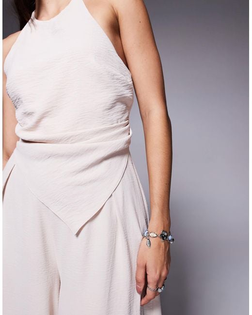 ASOS Gray – neckholder-jumpsuit