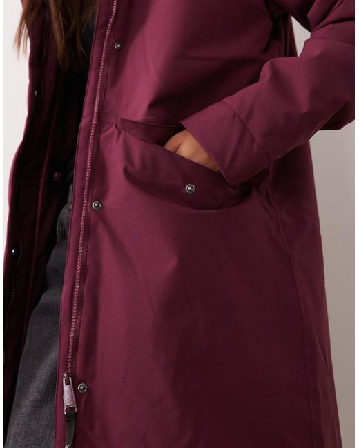 Regatta Red Waterproof Hooded Ramona Insulated Jacket