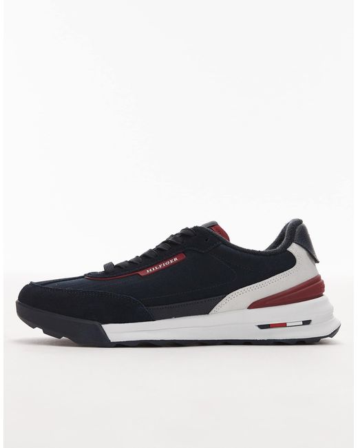 Tommy Hilfiger – basket – retro-laufschuhe in Blue für Herren