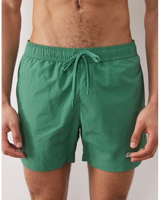 Champion Green Swim Shorts for men
