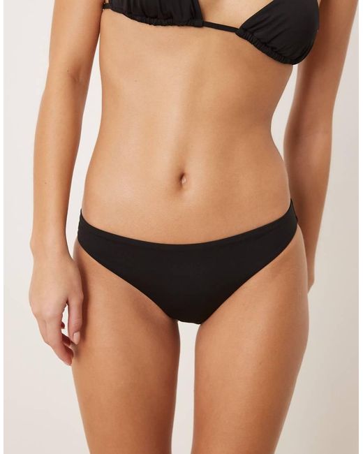 Calvin Klein Black Luxe Bikini Bottoms