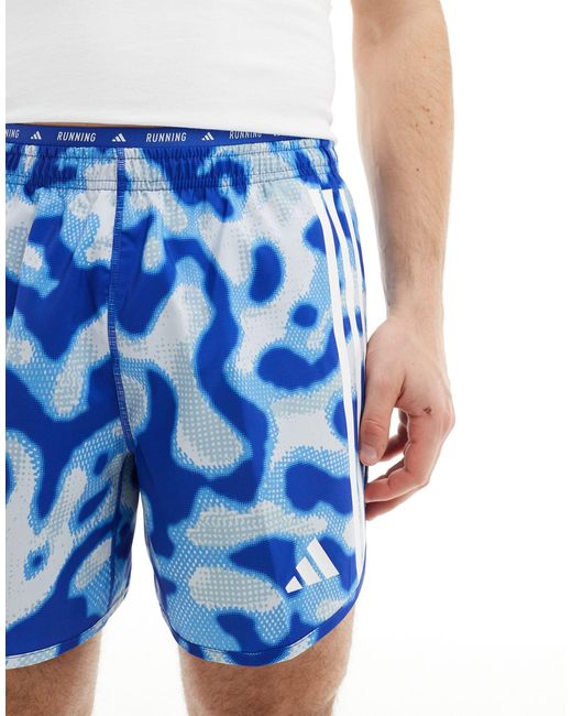 Pantalones cortos es con estampado Adidas Originals de hombre de color Blue