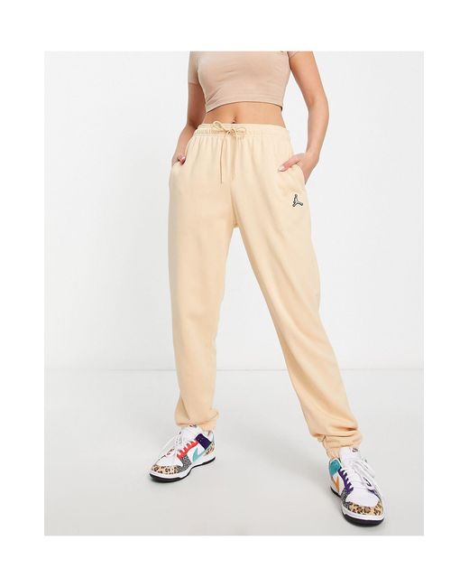 nike essentials plush high rise cuffed fleece sweatpants