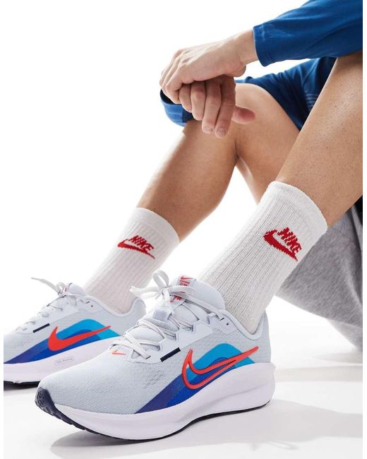 Nike White Downshifter 13 Trainers for men