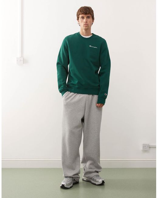 Sweat ras Champion pour homme en coloris Green