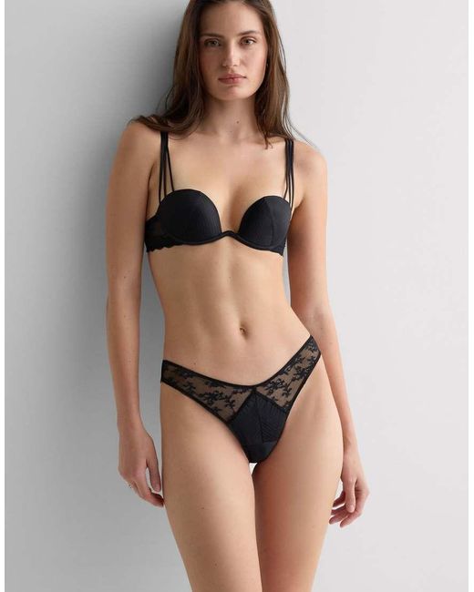 Intimissimi Black The Art Of Lingerie Ilenia Balconette Bra
