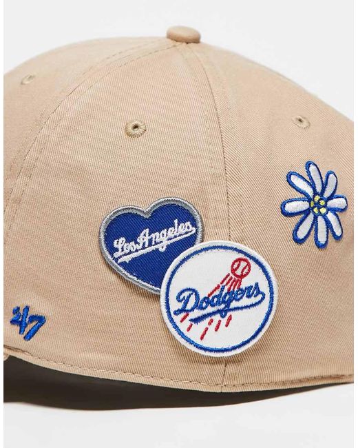 '47 Blue La Dodgers Clean Up Baseball Cap