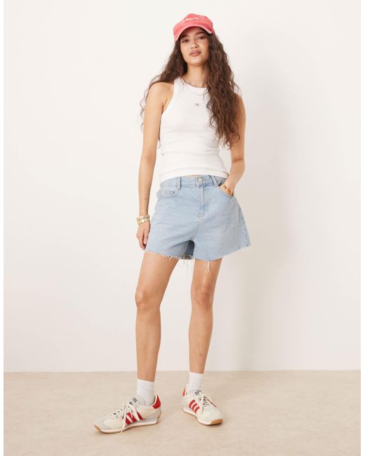 Calvin Klein White – geripptes tanktop