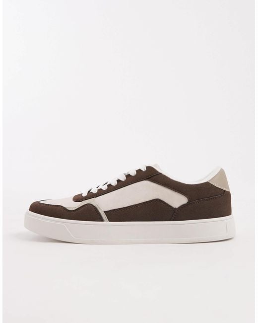 Jack & Jones Brown Contrast Trainer for men