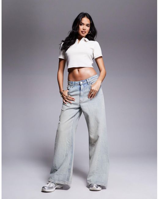 Nike White Essential Cropped Polo