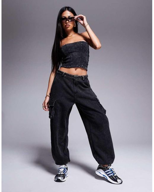 Adidas Originals Blue Street Cargo Pants