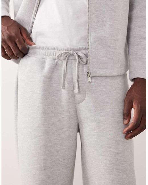 ASOS Natural Heavyweight Tapered jogger for men