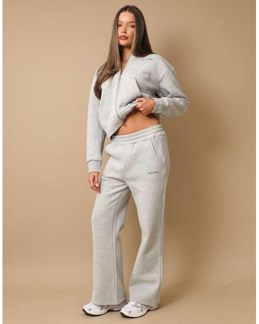 SIMMI Gray Nova Essentials Zip Through Hoodie