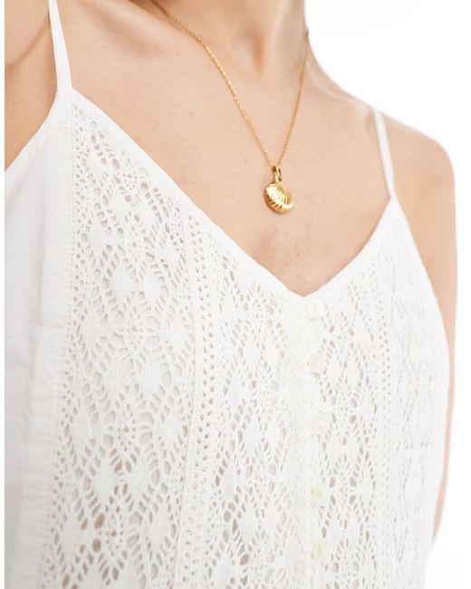 Levi's White – camisole-minikleid