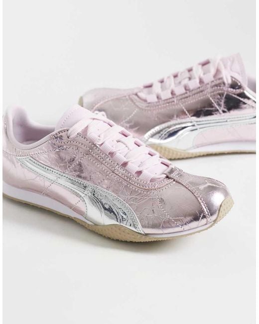 PUMA White H-Street Lustre Trainers