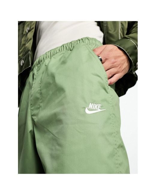 Nike – club – gewebte hose in Green für Herren