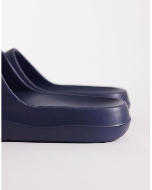 ASOS Blue Chunky Slides for men