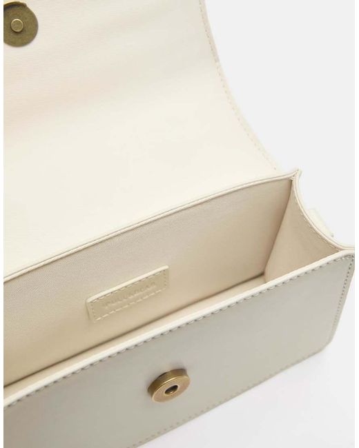 Pull&Bear Natural Rigid Crossbody Bag