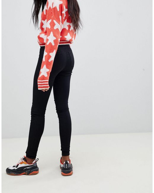 Noisy May Denim High Waist jeggings in 
