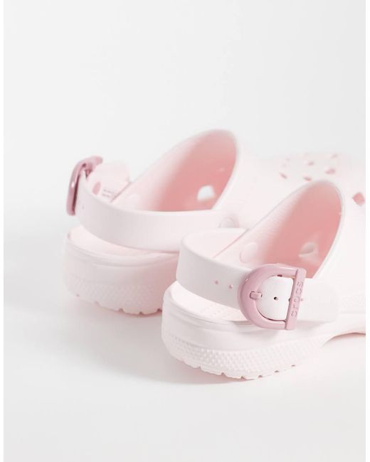 CROCSTM Pink Classic Buckle Clog