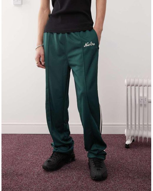 KTZ Broek Met Wijde Pijpen En Zijstrepen in het Green voor heren
