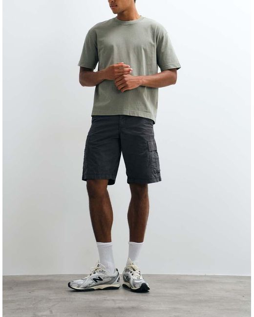 Hollister Blue 5 Pack Boxy Heavyweight T-shirt for men