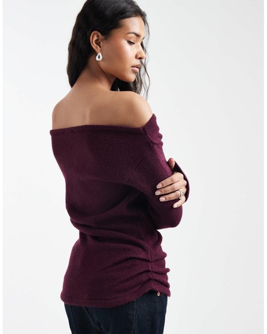 ASOS Red – geraffter strickpullover