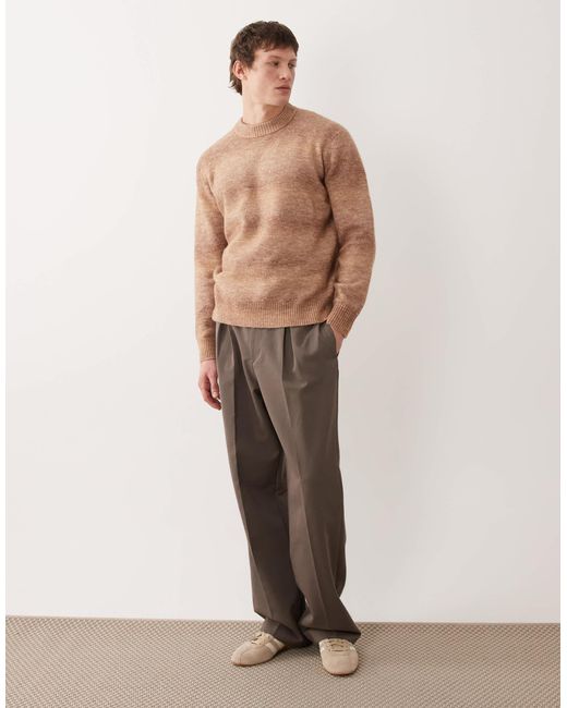 SELECTED – strickpullover in Natural für Herren