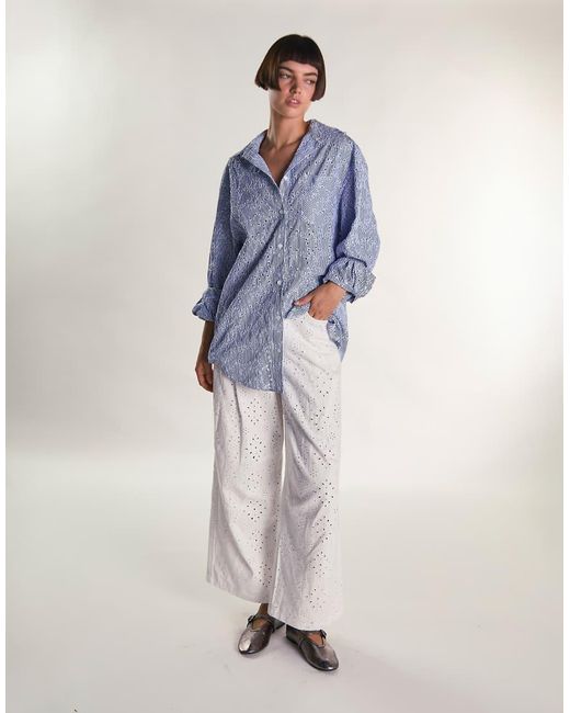Glamorous Blue Oversize Shirt