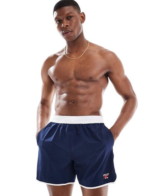 Speedo Blue Swim Shorts Logo Volley 16' Swim Shorts for men