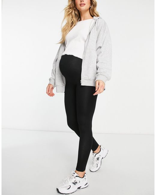 ASOS White Asos Design Maternity Over The Bump Premium Supersoft Leggings