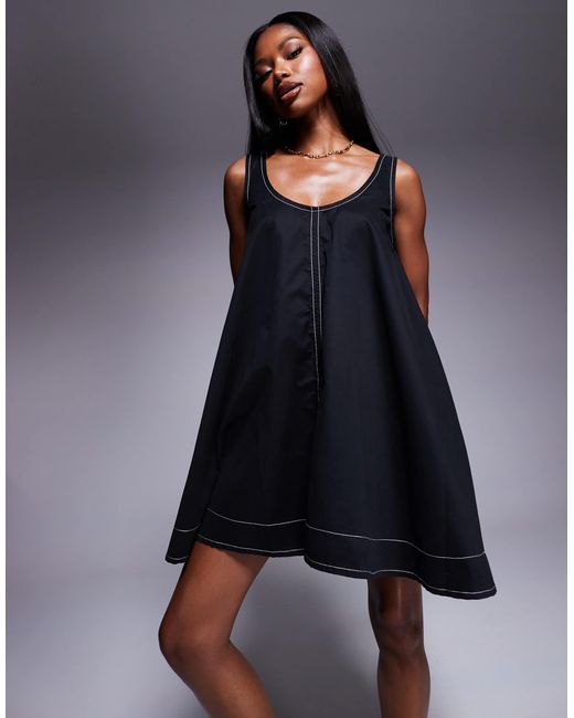 River Island Swing Mini Dress in Blue | Lyst
