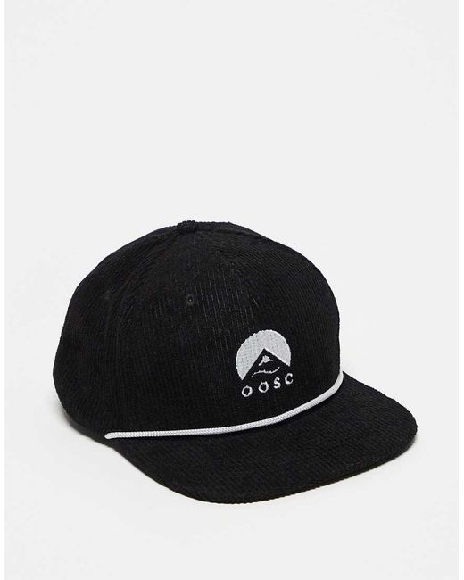 OOSC Black Classic Corduroy Cap